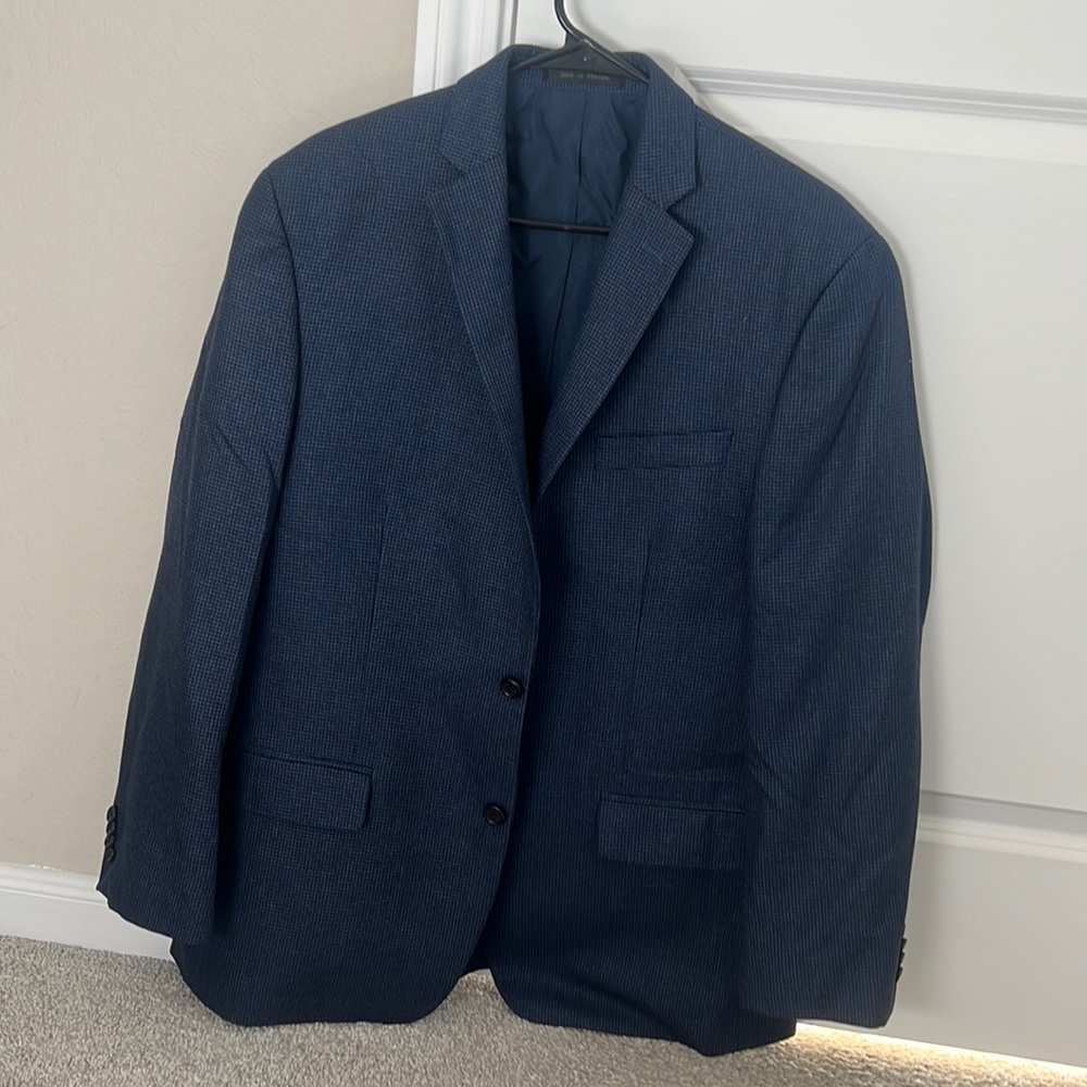 Men’s navy blue Michael Kors suit jacket/blazer size 42r